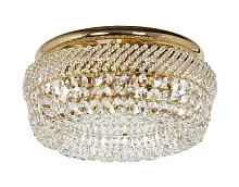 Люстра хрустальная потолочная Bari E 1.4.35.100 G Dio D'Arte прозрачная без плафона на 4 лампы, основание жёлтое золотое в стиле классический Люстра хрустальная потолочная Bari E 1.4.35.100 G Dio D'Arte прозрачная без плафона на 4 лампы, основание жёлтое золотое в стиле классический