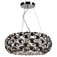 Люстра подвесная Идахо (Idaho) GRLSP-0170 Lussole хром на 3 лампы, основание хром в стиле современный Люстра подвесная Идахо (Idaho) GRLSP-0170 Lussole хром на 3 лампы, основание хром в стиле современный