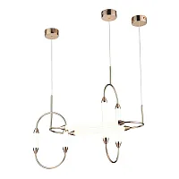 Светильник подвесной Capsula VL7294P03 Vele Luce золотой на 1 лампу, основание золотое в стиле хай-тек современный Светильник подвесной Capsula VL7294P03 Vele Luce золотой на 1 лампу, основание золотое в стиле хай-тек современный